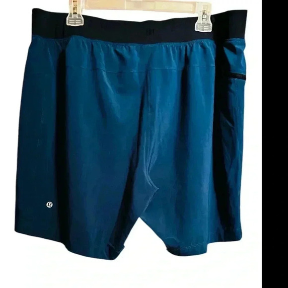 Lululemon Men’s Athletic 7” Blue Shorts, Sz XXL,  new without tags. - Picture 2 of 4